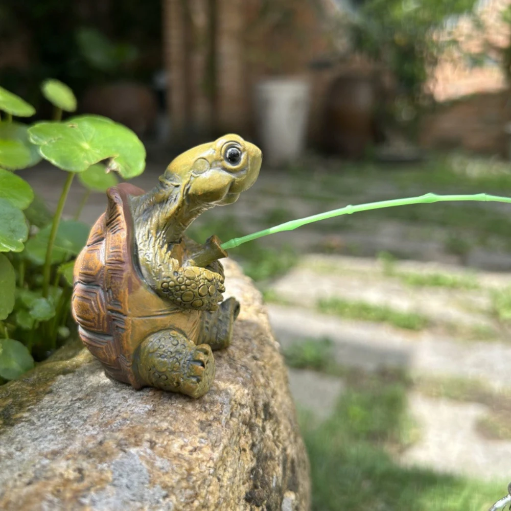 Vissen Schildpad Aquarium Decoratie Creatieve Leuke Standbeeld Schildpad Hars Aquarium Ornament Landschap Aquarium Decoraties