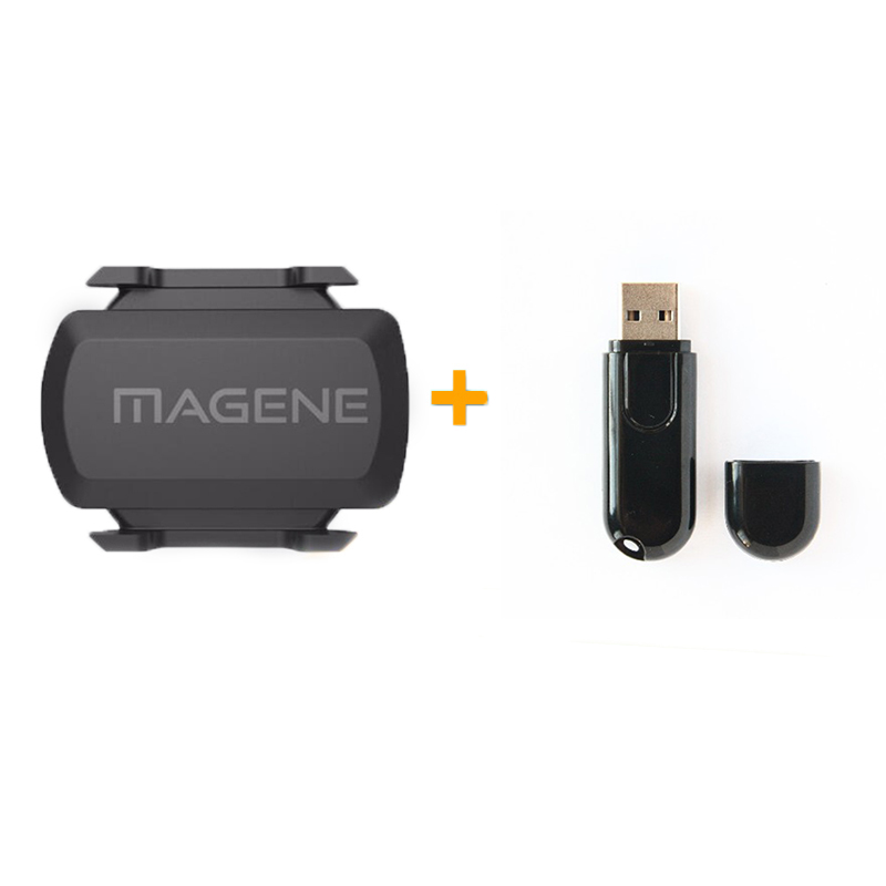 Ordenador de bicicleta Zwift ANT + Dongle, pegatina USB ANT + Bluetooth, Sensor de cadencia de velocidad, para entrenamiento en interiores, Compatible con Garmin Bryton: speed cadence usb