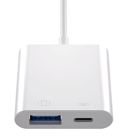 Para adaptador Lightning a USB OTG para ipad iPhone14 13 12 11 Pro mini xr 8 7 para leer datos de transferencia conectar dispositivo USB externo: Verde