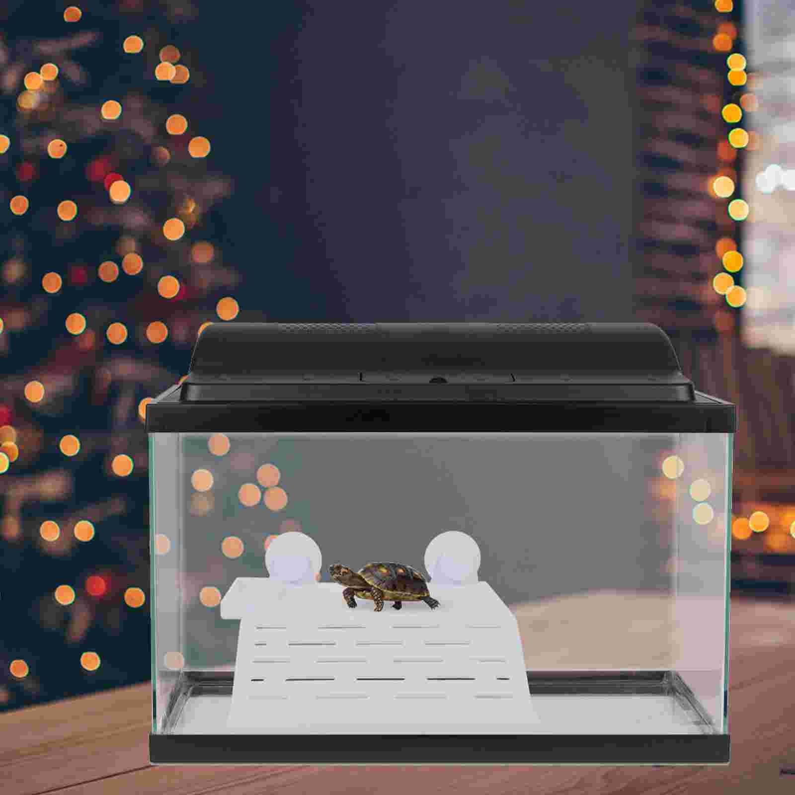 Turtle Tank Dock Floating Acrylic Island Platform Tortoise Resting Platform