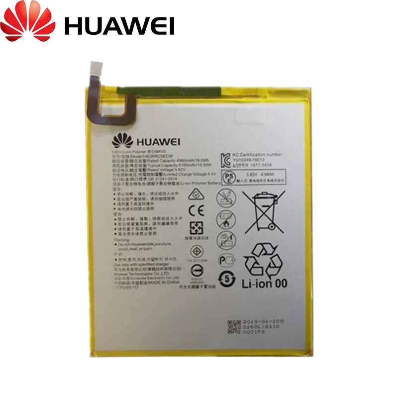 Huawei Original de 100% de 5100mah de batería para Huawei MediaPad T5 10 AGS2-L09 AGS2-W09 AGS2-L03 AGS2-W19 Tablet PC +