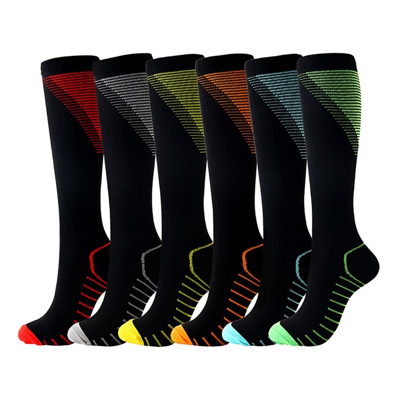 Sports Socks Compression Socks Running Women Men Marathons Circulation Athletic Edema Varicose Veins Travel Over Knee Stockings