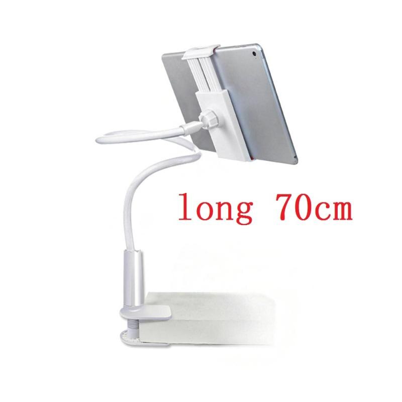 Soporte Universal para teléfono móvil Lazy, soporte Flexible para Tablet, cama, escritorio, soporte de Clip para mesa para IPhone 11, Samsung, Xiaomi, ipad: 70cm white