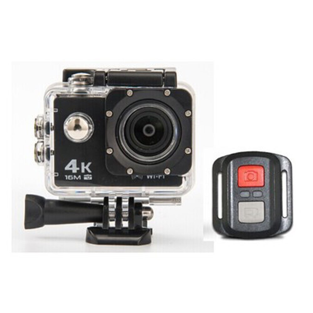 Camera Type Motion Camera 4K Waterdichte Camera 2.4G Afstandsbediening WiFi Onderwater Camera: black