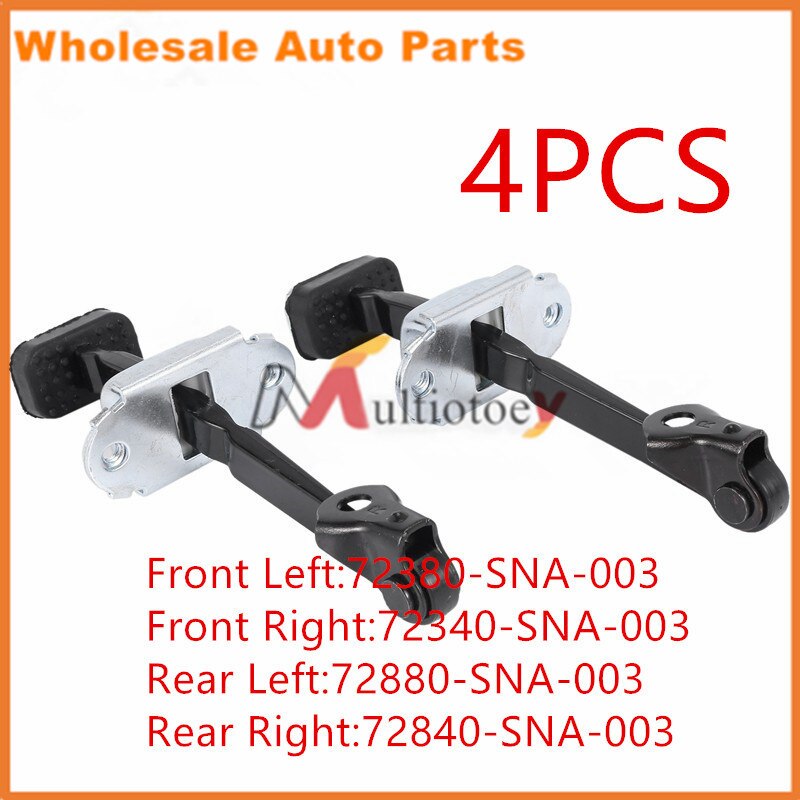 1P-4P Door Check Strap Door Hinge Stopper Limiter 72340-SNA-003 72840-SNA-003 for Honda CIVIC 06 -11 FA1 FD1 FD2 CIIMO C14