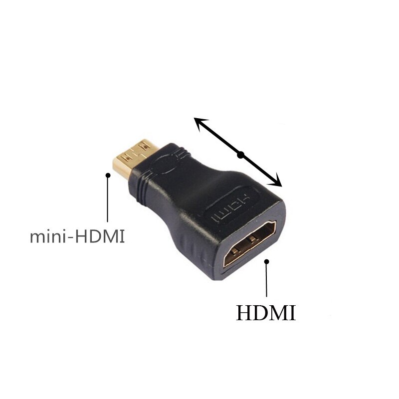 HDMI to Mini HDMI Micro HDMI Converter Male to Female Adapter for PC Laptop Raspberry Pi Zero W
