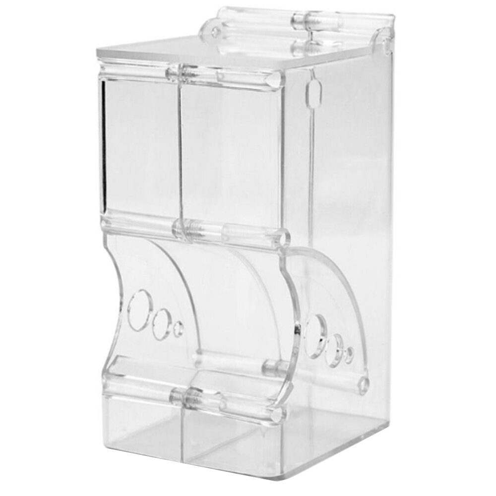 Creatieve Hamster Konijn Eten Dispenser Feeder Plastic Clear Automatische Pet Feeder Voor Hamster Cavia Voedsel Kom Container