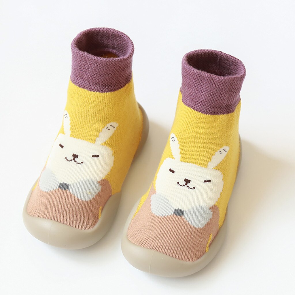 Baby Boy Girl Socks Cotton Children Floor Socks Anti-Slip Baby Step Socks Shoes