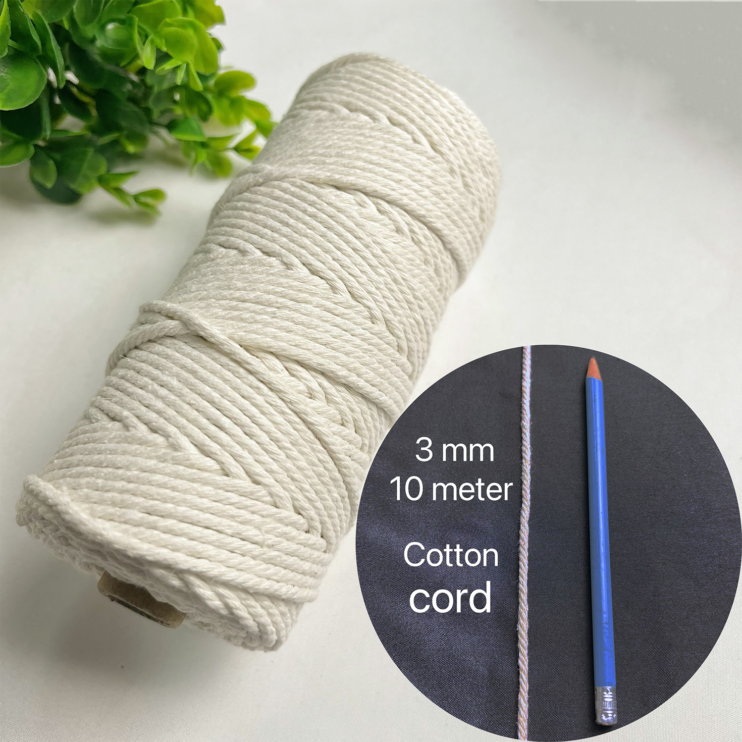 Cordón de algodón macramé cortado a mano de 1/2/3/4/5/6/8/10mm, cuerda de yute, hilo trenzado para manualidades DIY, decoración para de boda en casa: Cobre envejecido