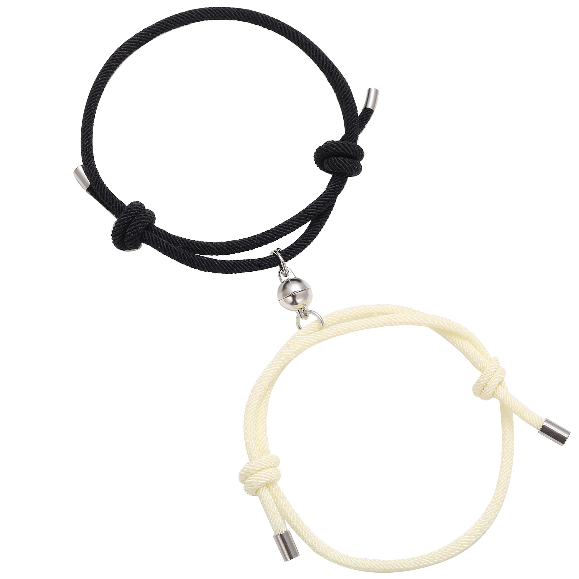 2 Stck Magnet Paar Armbinde Kubanischen Kette Charme Armbinde für Liebhaber Herz Gewinnen Gepaart Brazalete Schmuck Pulsera: 08