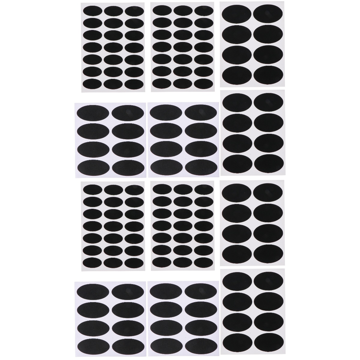 296 Stuks Adhesive Label Stickers Classificatie Stickers Ovale Markering Stickers: Default Title