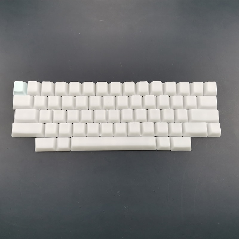 HHKB POM Blank Keycaps Static Capacitance Materia For Diy Mechanica Mechanical Keyboard Fog White Light Blue Oem Profile Keycap: Gold
