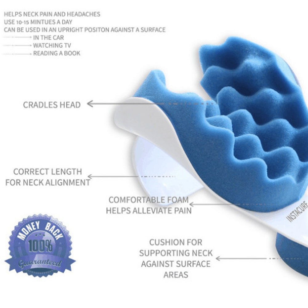 Neksteun Reizen Kussen Relief Kussen Nek Schouder Spier Relaxer Tractie Apparaat Voor Pijnbestrijding Cervicale Wervelkolom Uitlijning