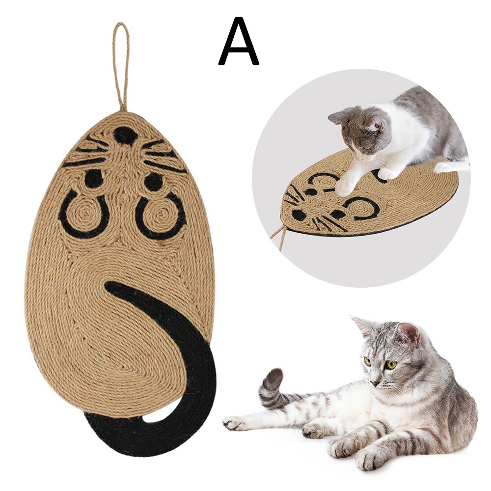 Sisal Cat Paw Pad Cat Scratching Post Board Scratching Post Pad Toy Soft Mattress Paw Animal Care Toy Anti-Abrasion Cat Toy: A