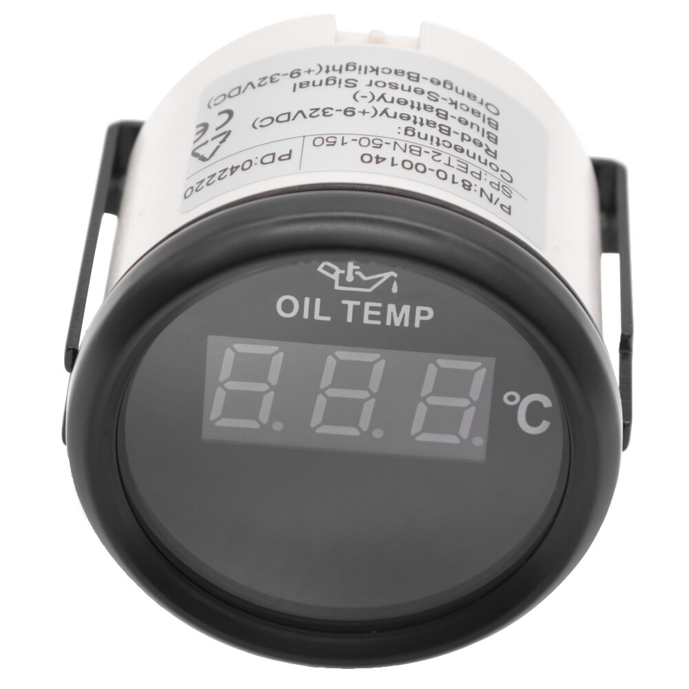 52mm Digital Oil Temp Gauge 50-150 degree Oil Temperature Meter Indicator For Car Boat Motorcycle Truck Auto 12V24V