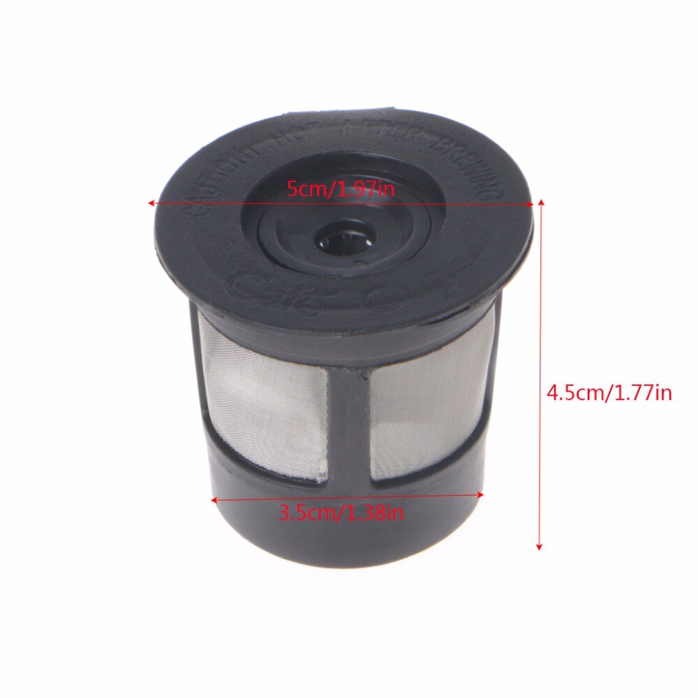 Coffee Filter Single Strainer Reusable Kitchen Durable Cup Mesh Gadget Tool