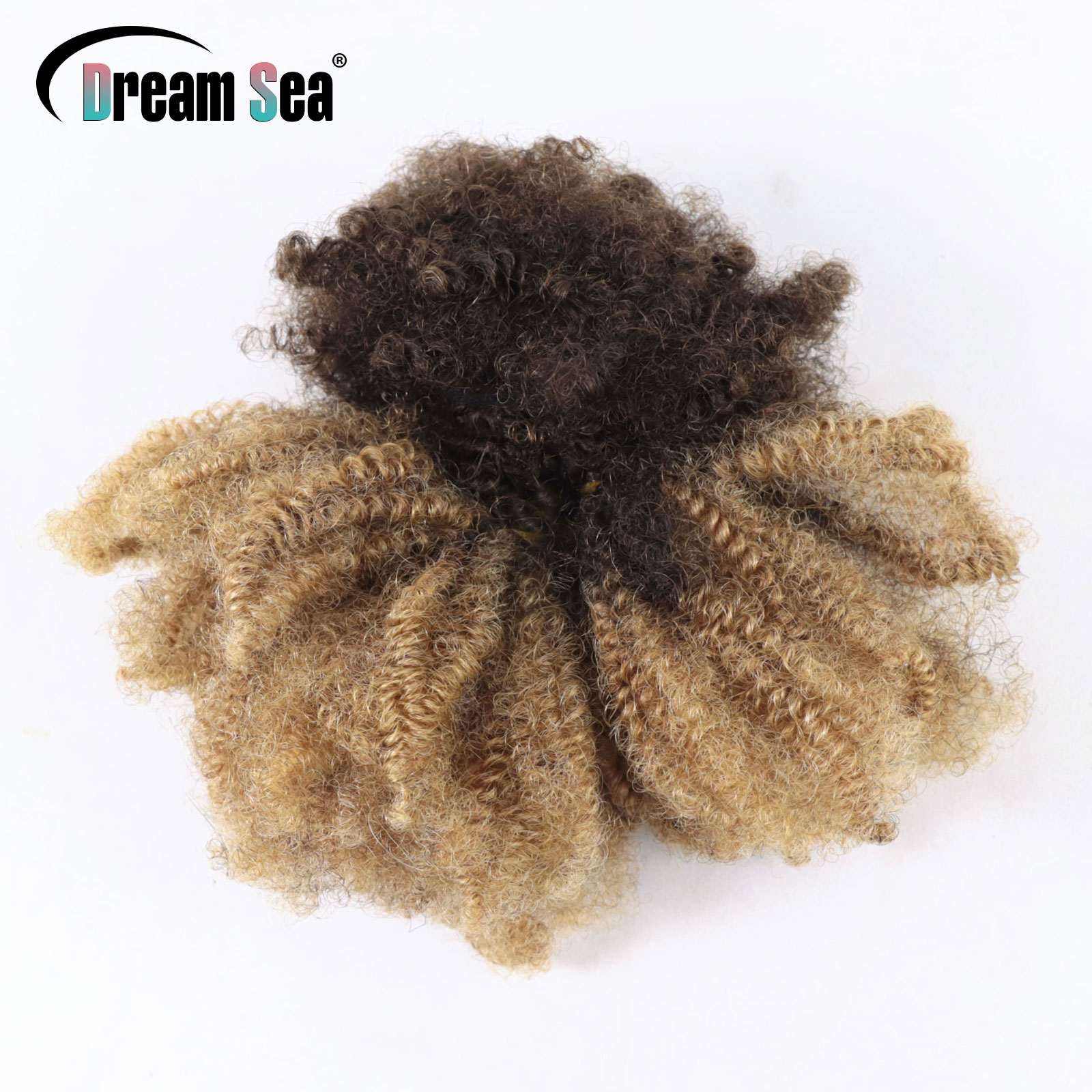 Gris blanco virgen Afro rizado cabello humano a granel para trenzar extensiones de cabello trenzado de ganchillo cerraduras para trenzas sin trama 50g: Rojo / 8 pulgadas