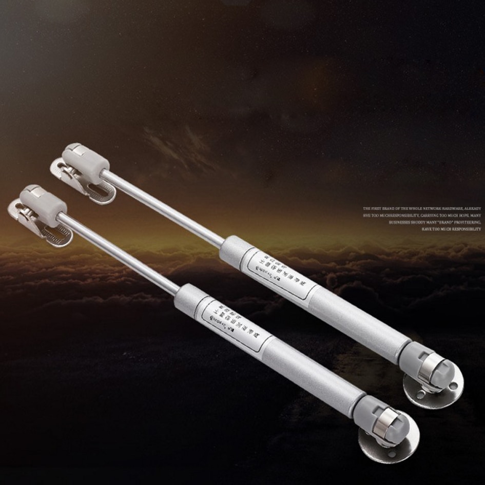 1PC Stainless Steel Door Closer Furniture Cabinet Door Stay Soft Close Hinge Hydraulic Gas Lift Strut Support Rod Pressure 100N