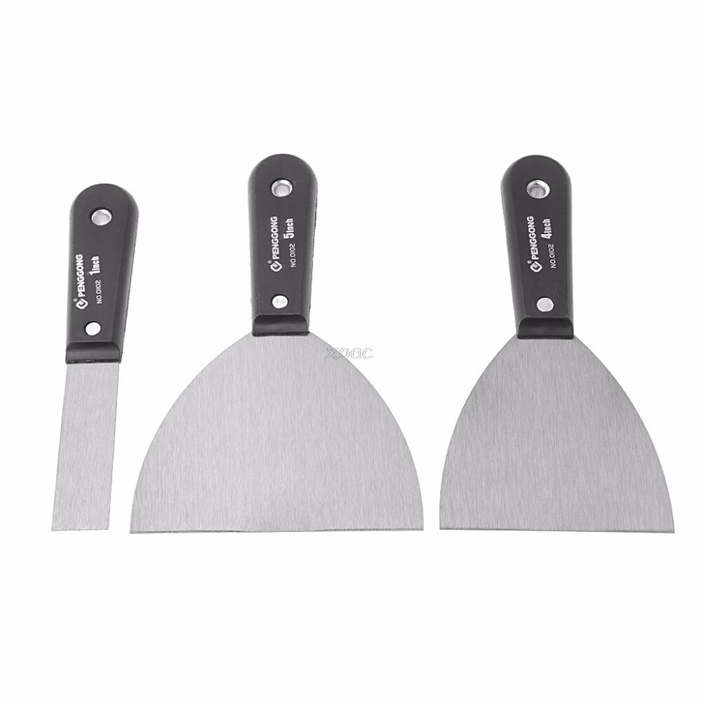 7 st skrapa set spackel 1 "-5" med lagringspåsen för verktyg för golvväggskrapning kan 08