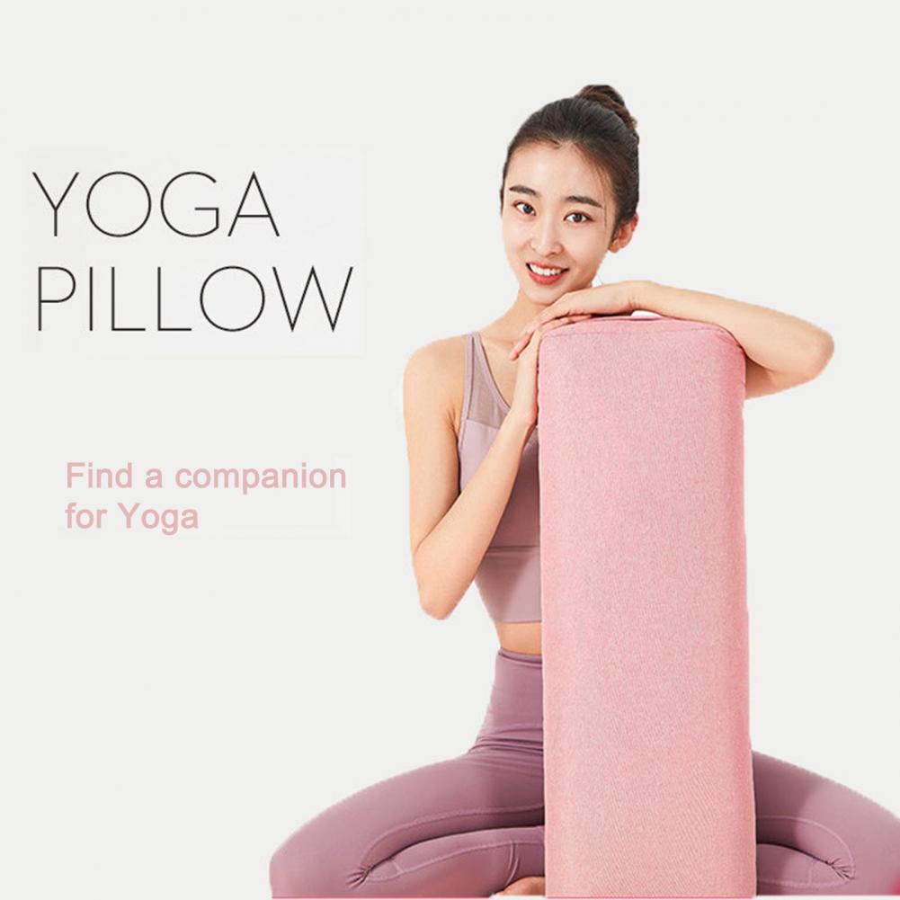 Useful Comfortable to Wear Polyester Yoga Bolster Rectangular Restorative Yoga Pillows Fitness Equipment Yoga Bolster