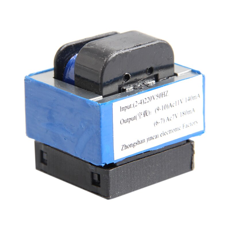 Transformador de potencia de horno microondas de 7 pines, 220V a 11V/7V, 140mA/180mA, y