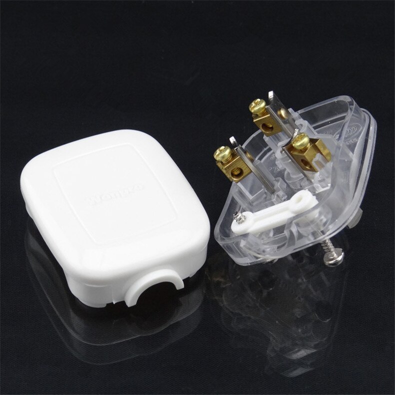 2pcs AC 220V 10A 3 Pin AU Power Cord Connector Male Electrical Plug