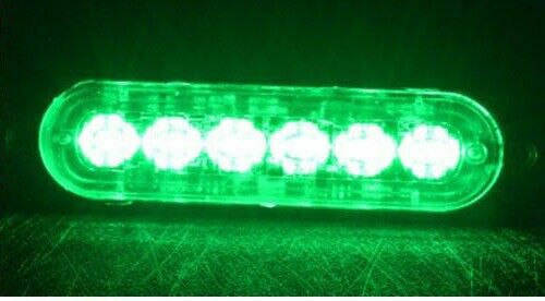 Grün 6 LED Trailer Marker Lichter Strobe LED Seite Marker Lampe Blinkende LED Licht Lkw 12v Seite Marker Für lkw