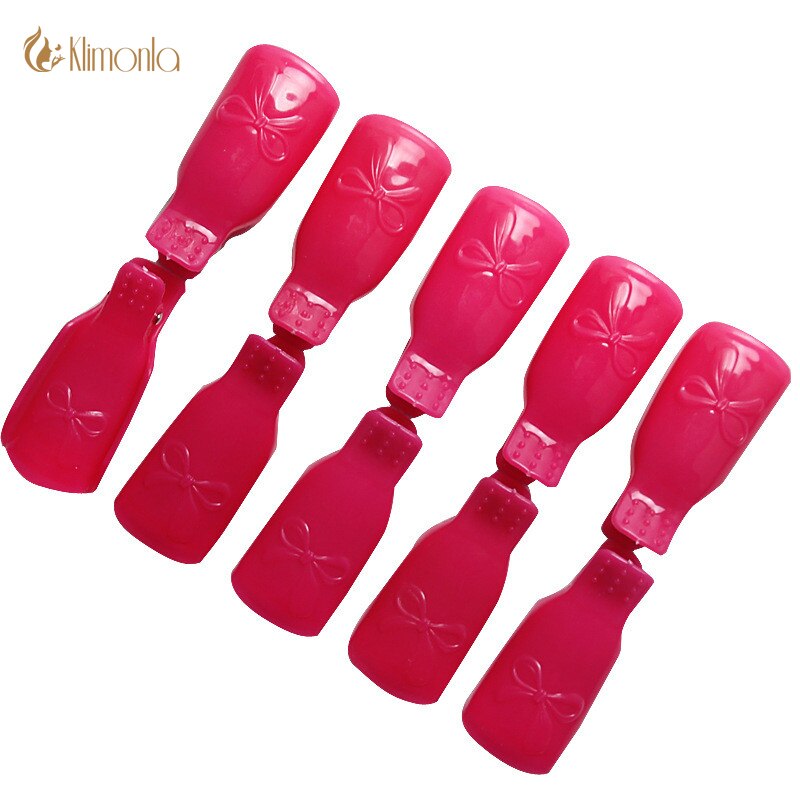 10 stuks/set plastic remover gel polish remover wraps plastic nail art soak off cap uv gel polish reinigingstool