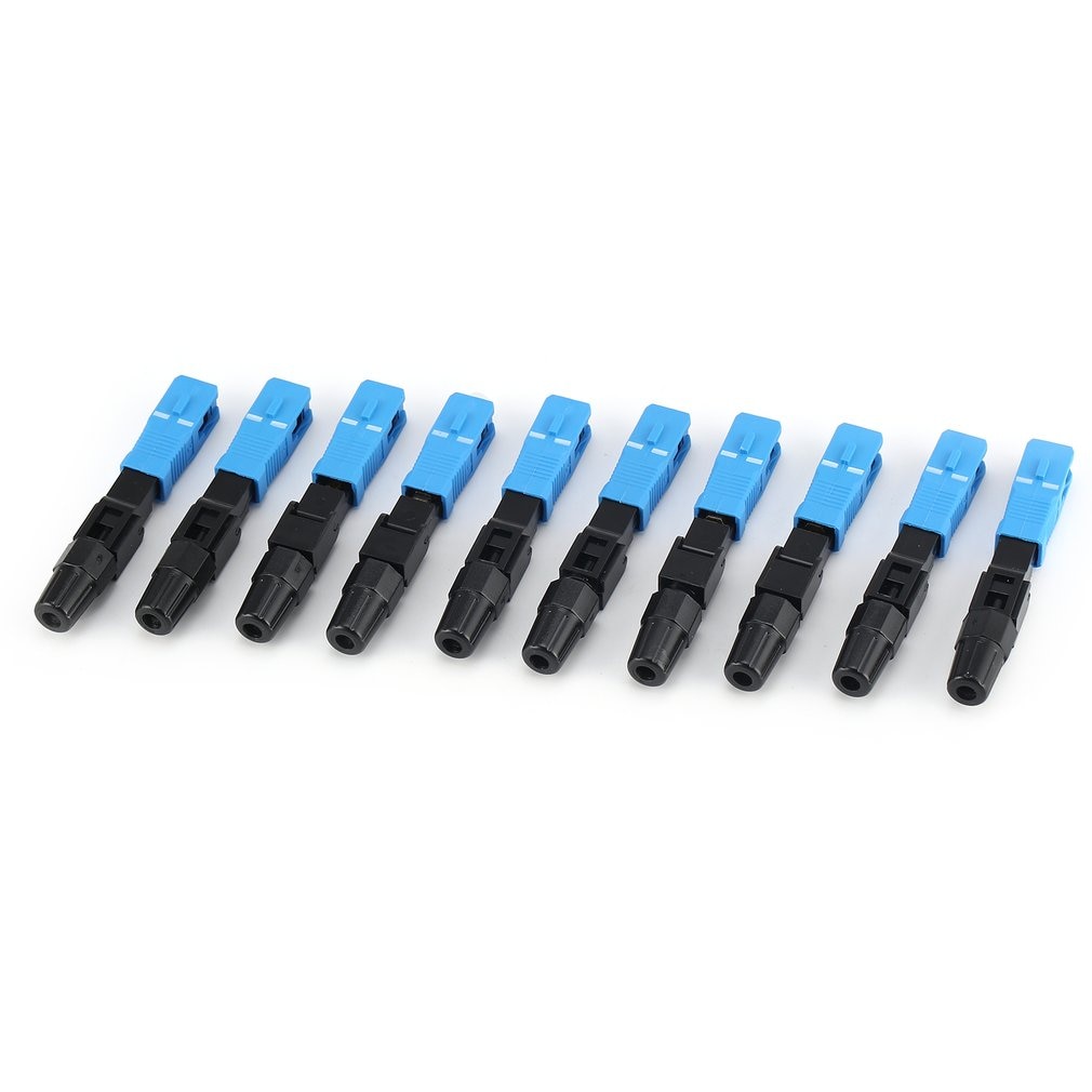 10Pcs SC/UPC Lwl-stecker FTTH Embedded Single Modus Montage Fiber Optic Schnelle Stecker Fiber Optic Schnelle stecker