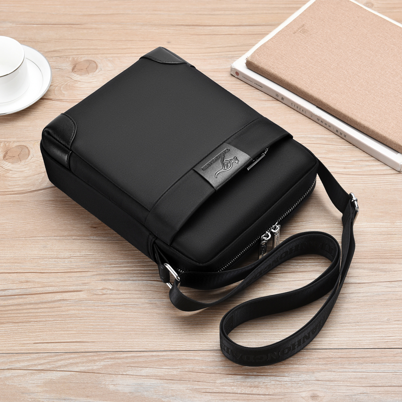 Sommar känguru lyxmärke herr crossbody-väskor oxford vintage messenger-väska manlig liten axelväska för män affärshandväska