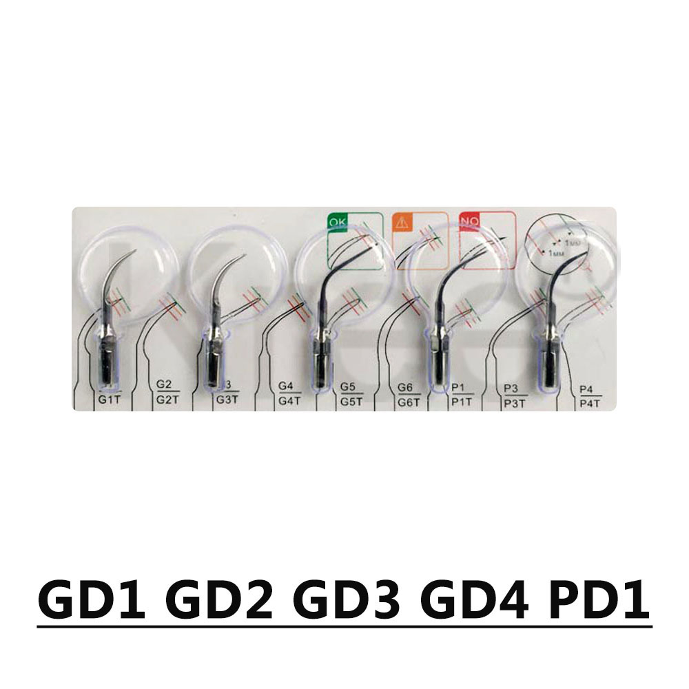 5 stücke Dental Ultraschall-scaler Spitze Skalierung Parodontologie Endodontie Fit SATELEC DTE NSK Ultraschall Scaler: 5pcs DTE SATELEC NSK