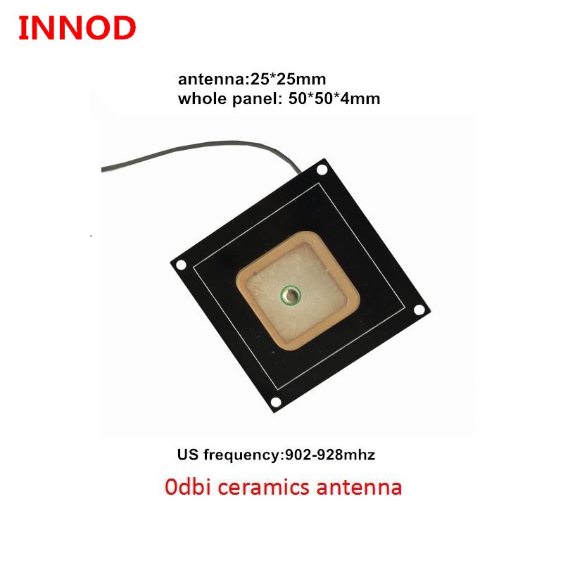 Short read range 865-868MHZ 0dbi uhf rfid antenna sma or ipex connector Circular Polarization passive mini ceramics rfid