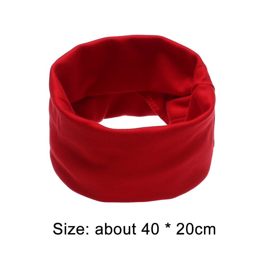 Kids Leuke Katoenen Sjaal Solid Print Kinderen Herfst Winter Warm Winddicht Sjaals Jongens Meisjes Multipurpose O Hals Ring Sjaal