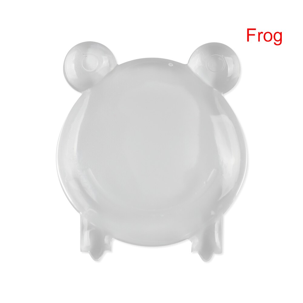 Transparent PU Door Stoppers Wall Protection Safety Shock Absorber Door Handle Bumpers Security Cartoon Waterable Wall Protector: Frog2