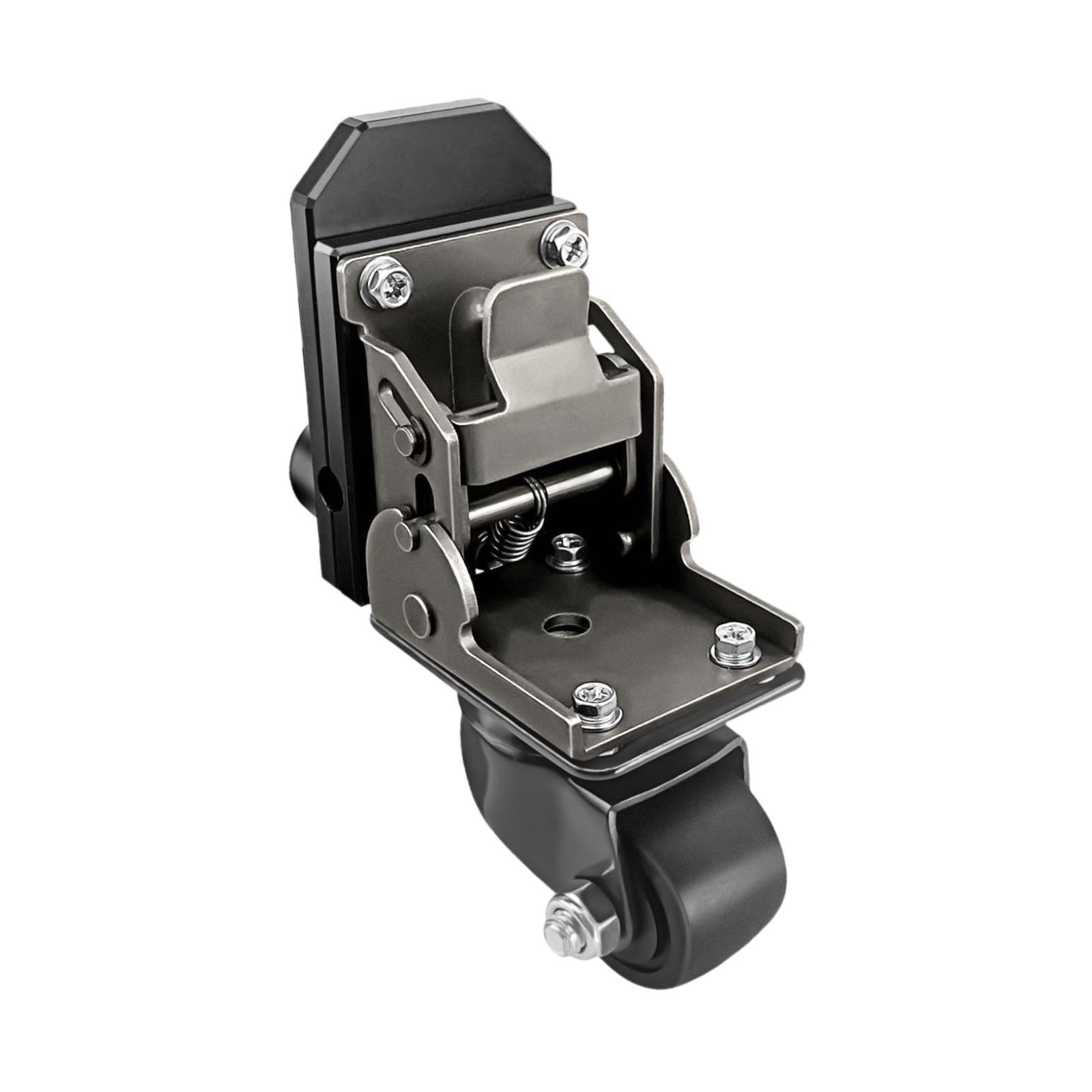 Rolling Toolbox Caster 200lbs Capacity Accessories Black for Rolling Tool Box Make Transportation Easy Construction Front Wheels