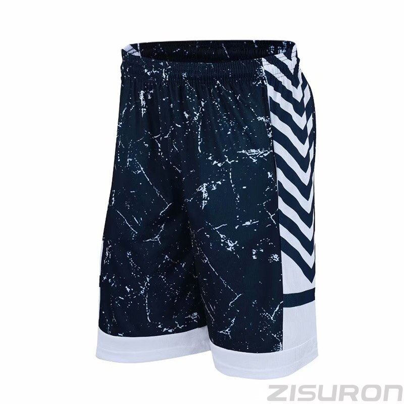 Men Basketball Shorts Sports Running shorts Fitness Quick dry Jogging Active Athletic performance workout shorts with pocket: deepblue 1 shorts / Asian L(160-165cm)