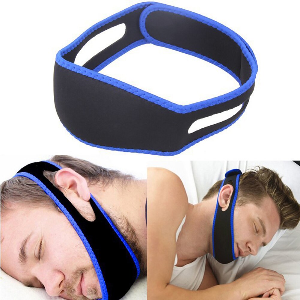 Sangle de menton Anti-ronflement, ceinture d&#39;apnée, Solution de soutien du sommeil, bandeau, outils de soins du sommeil
