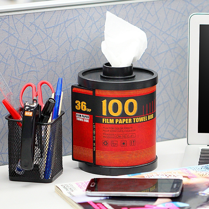 Cajas de pañuelos de plástico con forma de revistas para Portarrollos de papel, caja de pañuelos de pie, pegatina mágica, soporte de papel higiénico