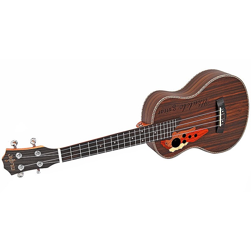 26 pouces ténor ukulélé raisin son trou guitare hawaïenne 4 cordes palissandre Ukelele ensemble avec sac