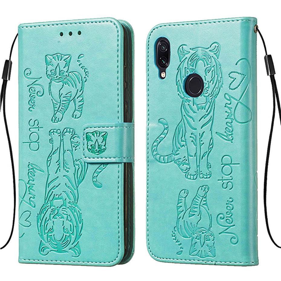 3D Cat & Tiger Leather Flip Case For Xiaomi Redmi Note 7 Phone Case For Xiaomi Redmi 7A K20 Pro Wallet Cover Fundas Capa