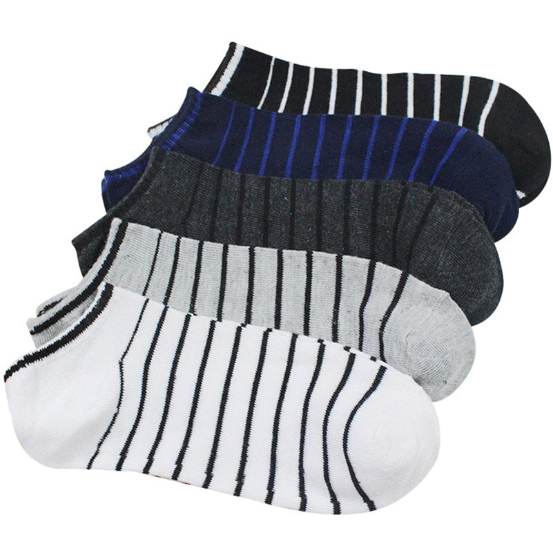 Chaussettes Décontractées pour Hommes, Classiques, d'Affaires, , Respirantes, en Coton, 5 paires = 10 Pièces: G
