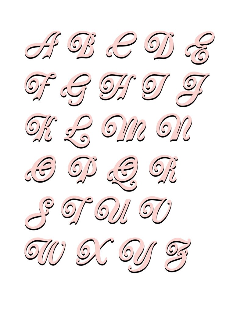 Eastshape Floral 26 Letters Metal Cutting Dies ABC Alphabet Stencil for DIY Scrapbooking Paper/photo Cards Embossing Dies