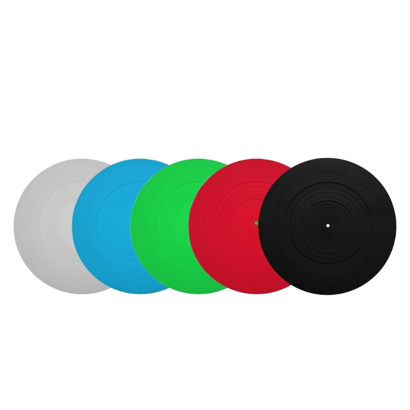 Anti-vibration Silicone Pad Rubber LP Antislip Turntable Platter Mat for Phonogr B03C
