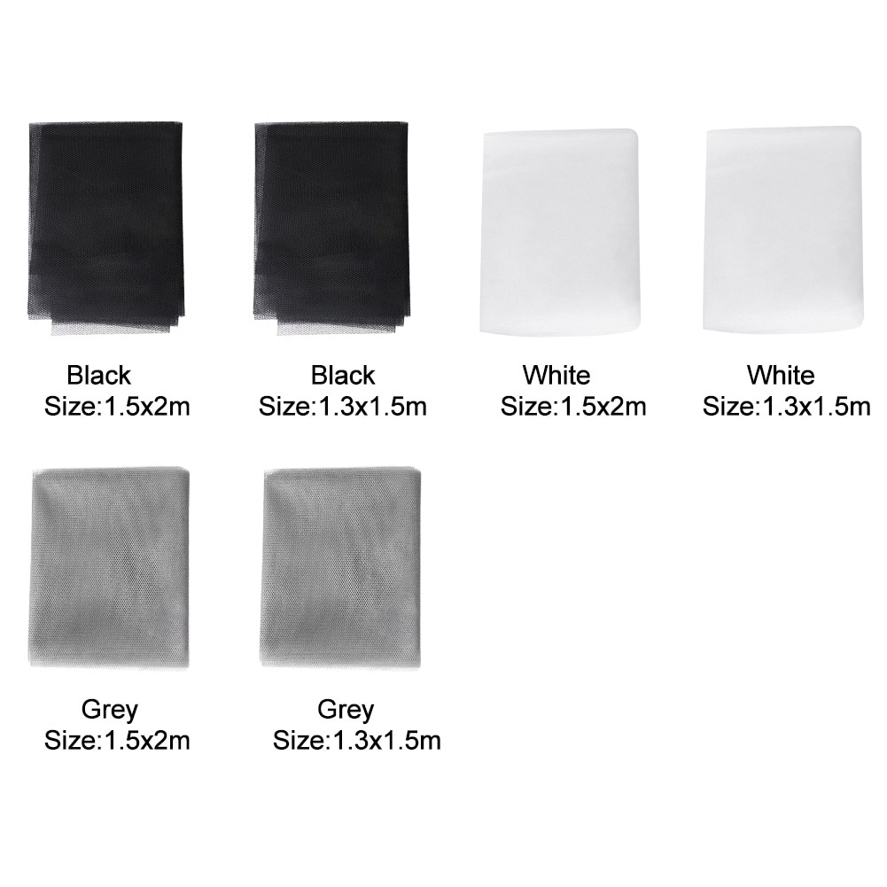 Self Adhesive Indoor Cover DIY Window Screen Room With Tape Insect Fly Moth Mosquito Netting Mesh Curtain Doors Bug Protection