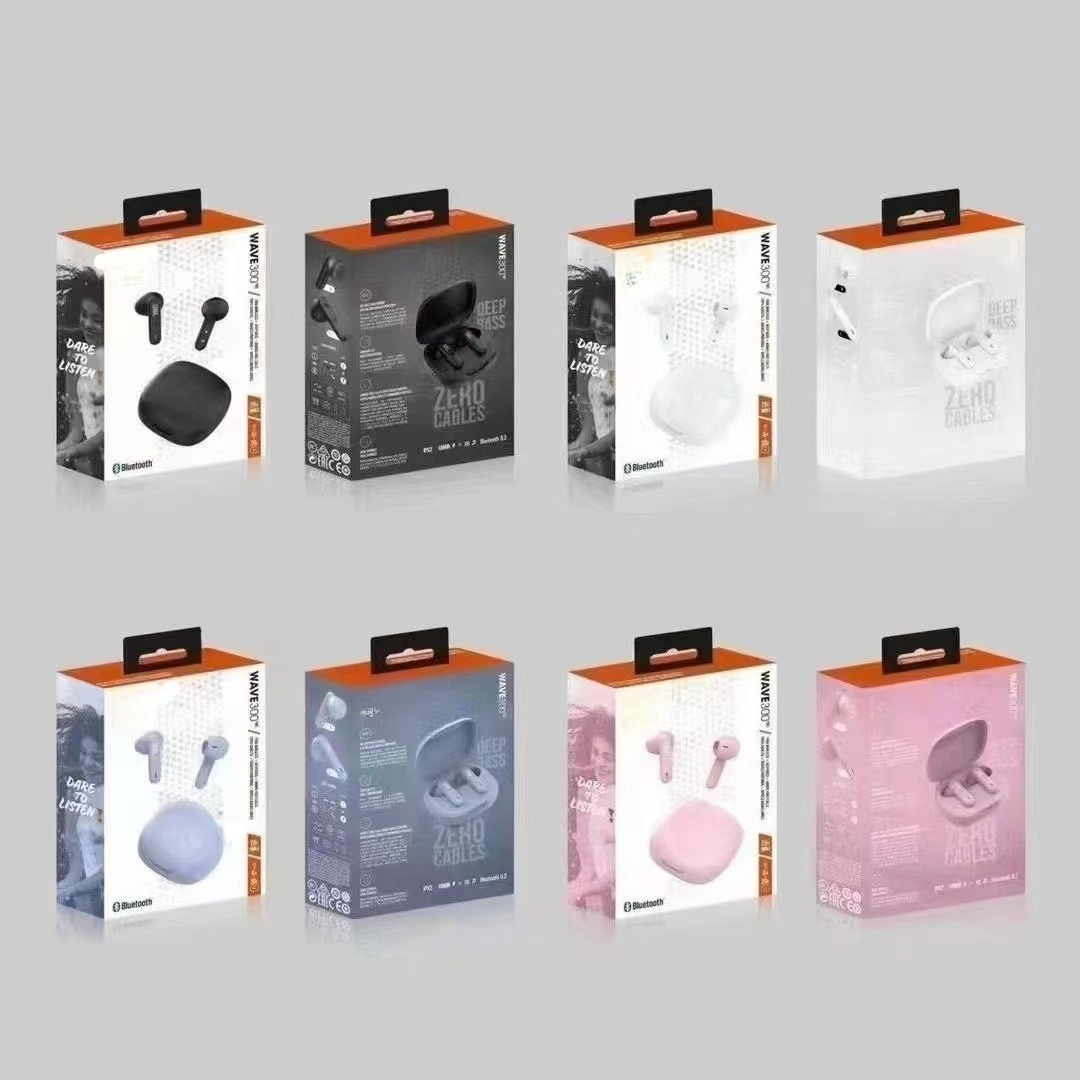 high-frequency WAVE300 in ear Bluetooth earphones support calling, music, sports, and stereo headphones