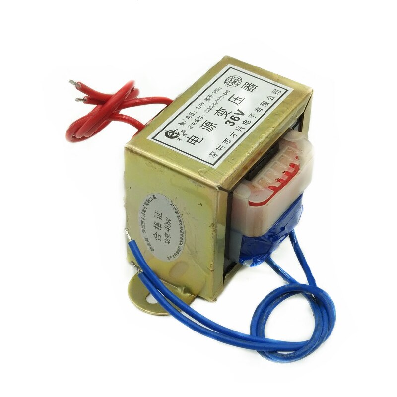 Power Transformer EI66 40W 40VA transformer 220V to 36V power transformer AC36V/1A