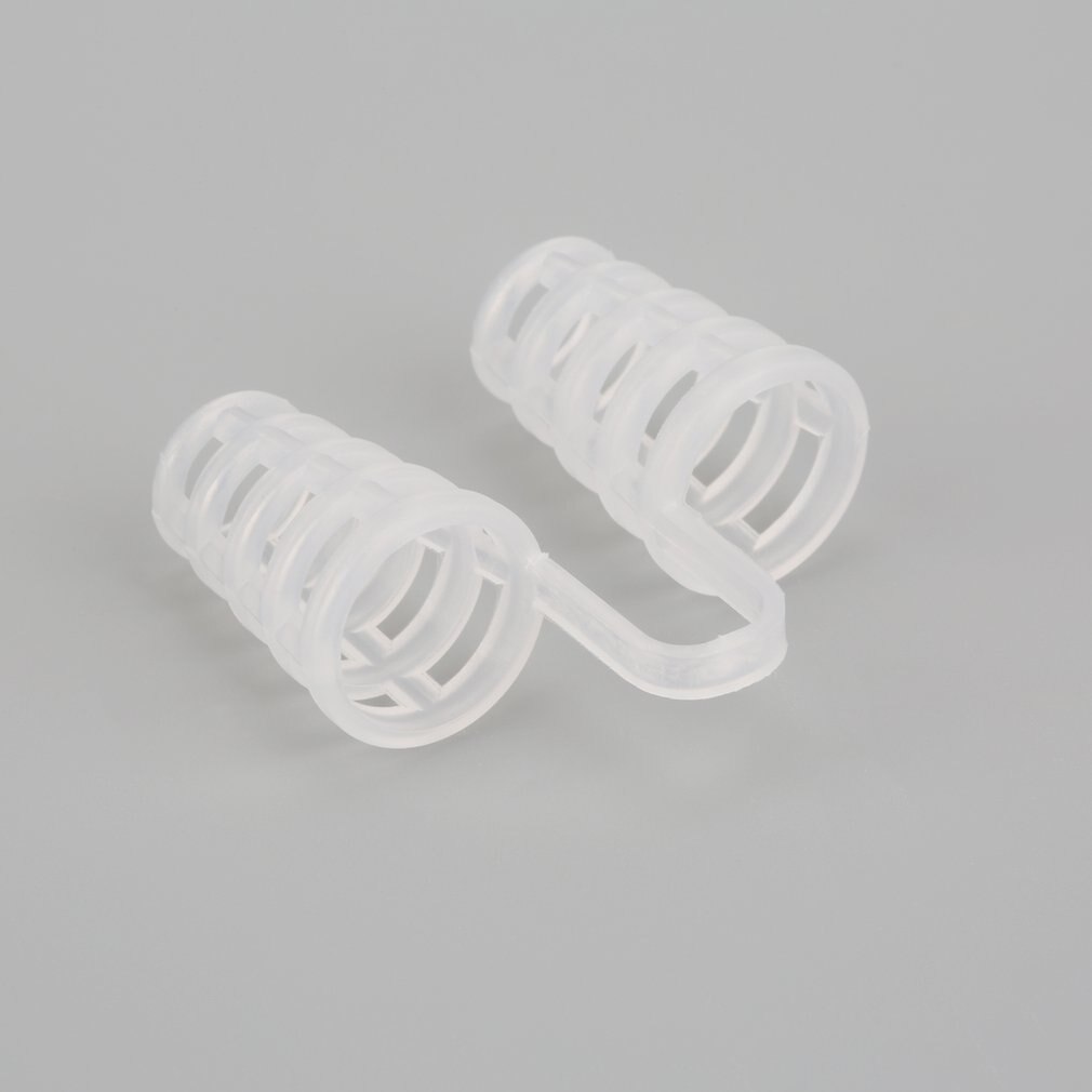 4pcs Healthy Sleeping Aid Equipment Stop Snoring Magnetic Anti Snore Apnea Nose Clip Mini Transparent Anti-Snoring Device