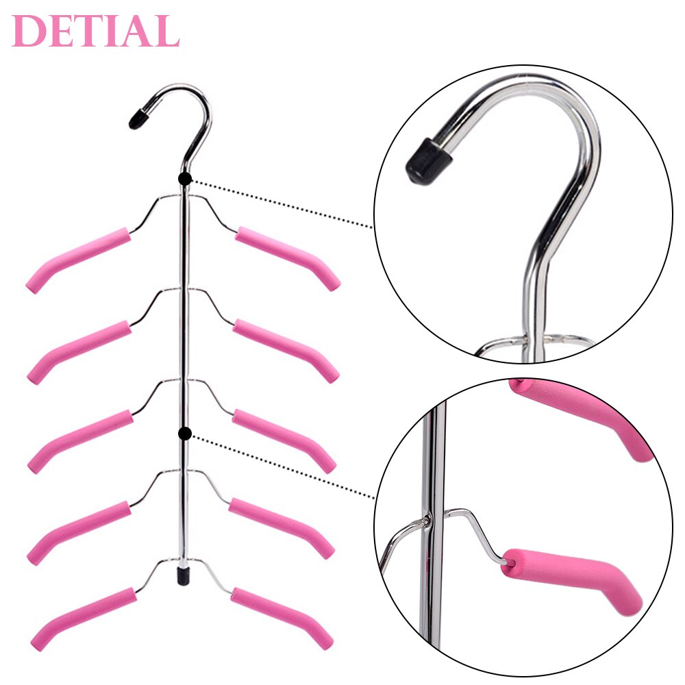 Multilayer Hanger Stainless Steel Clothing Storage Racks Home Clothing Storage Holder Racks Wardrobe Laundry Drying Rack