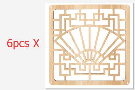 6PCS 29X29CM shield for rooms folding screen room divider paravent decoration separador de ambientes folding screens: NO 11