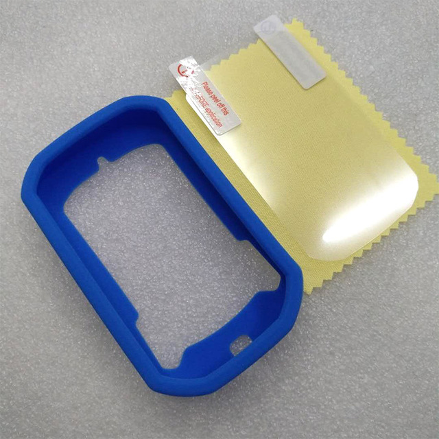 Bryton Cavaliere 420 Cavaliere 320 custodia bicicletta computer custodia in silicone custodia protettiva in gomma per cartoni animati pellicola HD (per Bryton420): blu